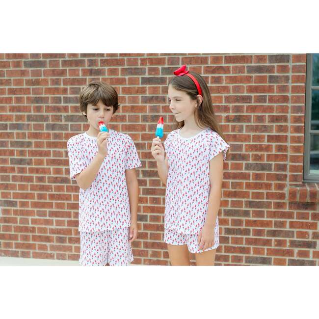 Emery Girls' Short Set, Patriotic Popsicles - Mixed Apparel Set - 3