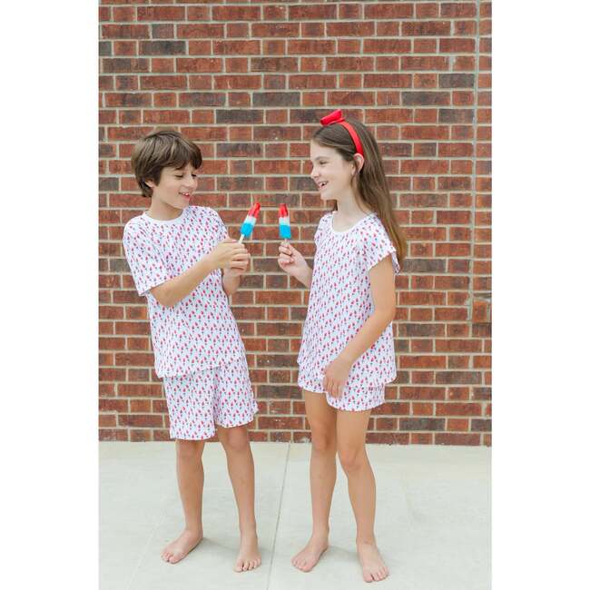 Charles Boys' Short Set, Patriotic Popsicles - Mixed Apparel Set - 4