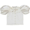 Milja Blouse,  Antique White - Blouses - 1 - thumbnail