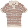 Milo Polo, Natural Stripe - Polo Shirts - 1 - thumbnail