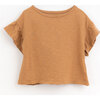 Flutter Sleeves T-Shirt, Orange - Tees - 1 - thumbnail