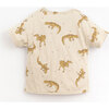 All-Over Salamander Graphic Print T-Shirt, White - Tees - 2
