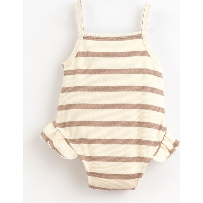 Uniques Side Ruffle Onesie, Stripe - Onesies - 2