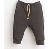 Cuffed Hem Drawstring Lounge Sweatpants, Charcoal - Sweatpants - 1 - thumbnail