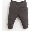Cuffed Hem Drawstring Lounge Sweatpants, Charcoal - Sweatpants - 2