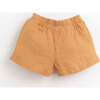 Cinched Waist Drawstring Shorts, Orange - Shorts - 2
