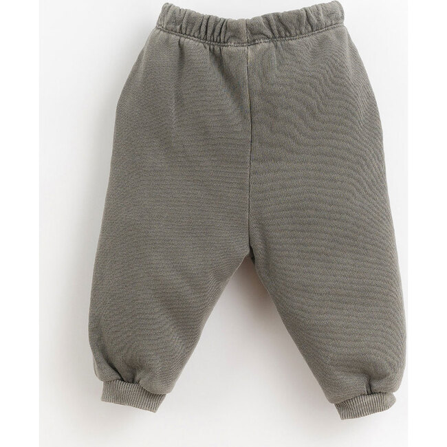 Exposed Seam Drawstring Sweatpants, Grey - Sweatpants - 2