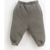 Exposed Seam Drawstring Sweatpants, Grey - Sweatpants - 2