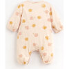 All-Over Blowfish Graphic Print Jersey Romper, Pink And Yellow - Rompers - 2
