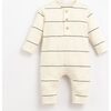 Classic Silhouette Romper, Stripe - Rompers - 1 - thumbnail