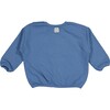 "Sunny Days And Friends" Print Crew Neck Sweatshirt, Blue - Sweatshirts - 2 - thumbnail