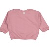 "Sunny Days And Friends" Print Crew Neck Sweatshirt, Pink - Sweatshirts - 2