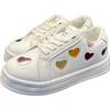 I Heart You Sneakers, White - Sneakers - 1 - thumbnail