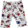 Ice Cream Biker Shorts, White - Shorts - 3