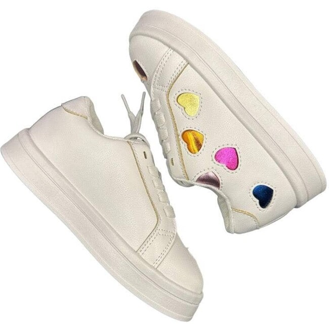 I Heart You Sneakers, White - Sneakers - 3
