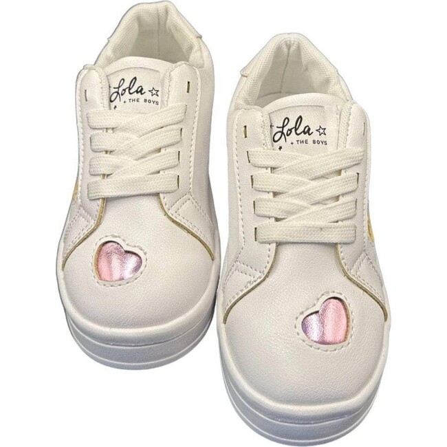 I Heart You Sneakers, White - Sneakers - 4