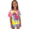 Poodle Tie-Dye T-Shirt And Shorts Set, Multicolors - Mixed Apparel Set - 3