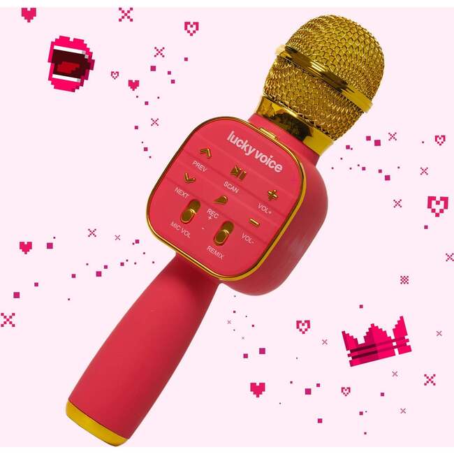 Pink Bluetooth Microphone (Bluetooth)
