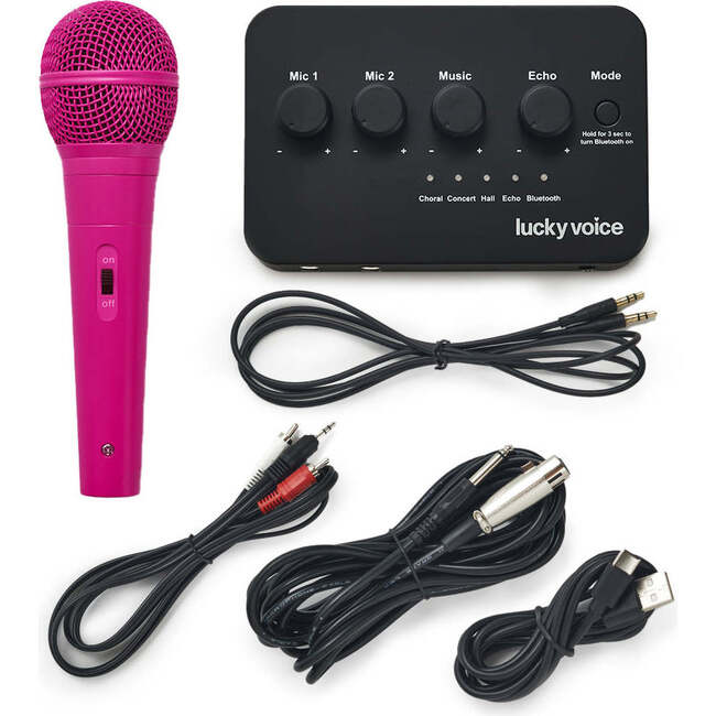 Lucky Voice Karaoke Machine 2.0 - Pink (Bluetooth) - Musical - 3