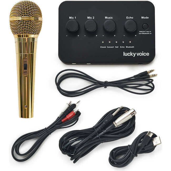 Lucky Voice Karaoke Machine 2.0 - Gold (Bluetooth) - Musical - 3