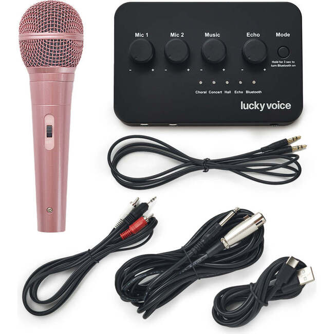 Lucky Voice Karaoke Machine 2.0 - Rose Gold (Bluetooth) - Musical - 3