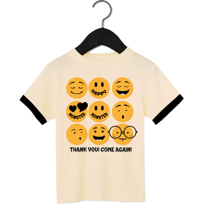 Emoji' Crew Neck Tee, Ice Cream