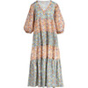 Women's Sybil Elasticated Puff Sleeves Dress Ditsy, Florals - Dresses - 1 - thumbnail