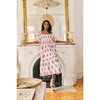 Women's Elsie Puff Sleeves Dress, Pink - Dresses - 2