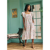 Flora Exotic Square Neck Dress, Florals - Dresses - 2