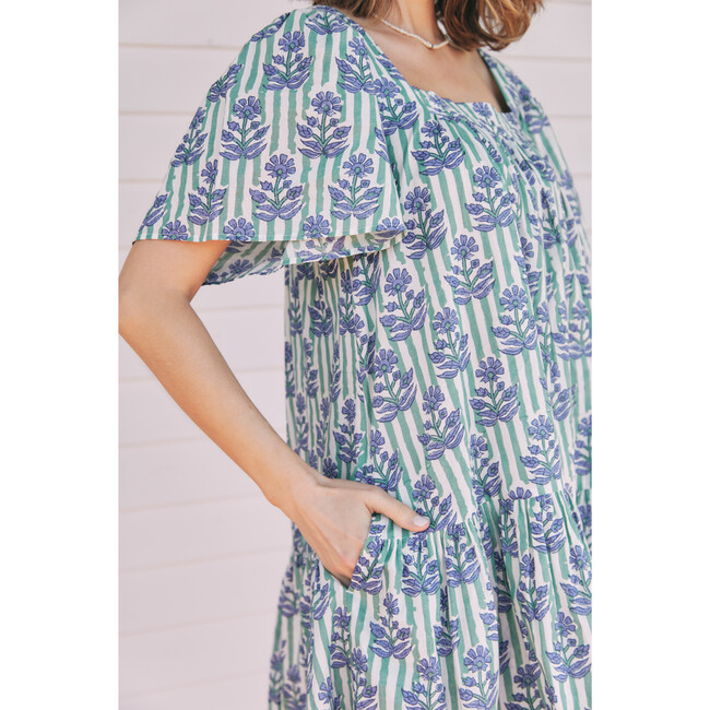 Women's Fifi Sleeves Short Dress, Florals - Dresses - 3