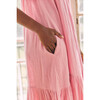 Women's Flora Square Neck Dress, Pink - Dresses - 4