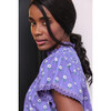 Women's Connie Sleeve Edges Top, Blue - Dresses - 3