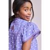 Women's Connie Sleeve Edges Top, Blue - Dresses - 4