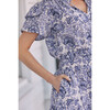 Women's Ella Double Tulip Sleeve Dress, Blue - Dresses - 4