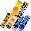Go Wild! Zoo Socks Gift Bundle (3 Pairs of Fun Mismatched Animals Socks) - Socks - 1 - thumbnail