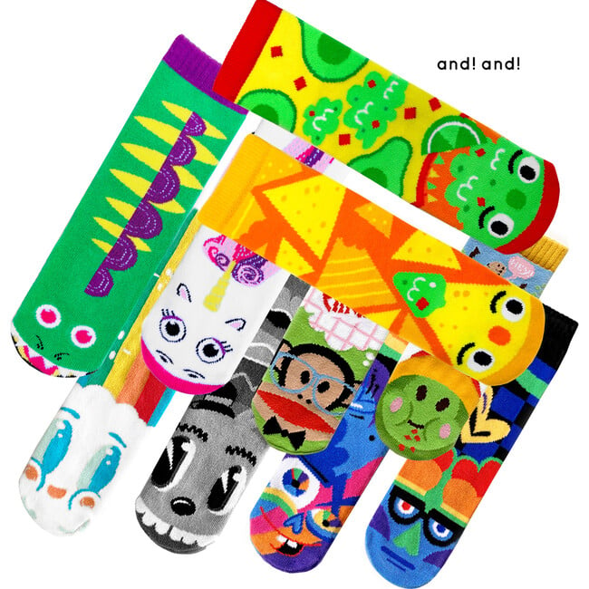 Mismatched Pals Socks MEGA Variety Pack, 10 Pairs - Socks - 2