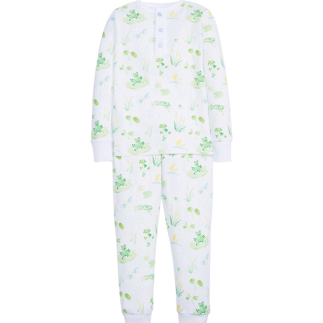 Boy Printed Jammies, Frogs - Pajamas - 1
