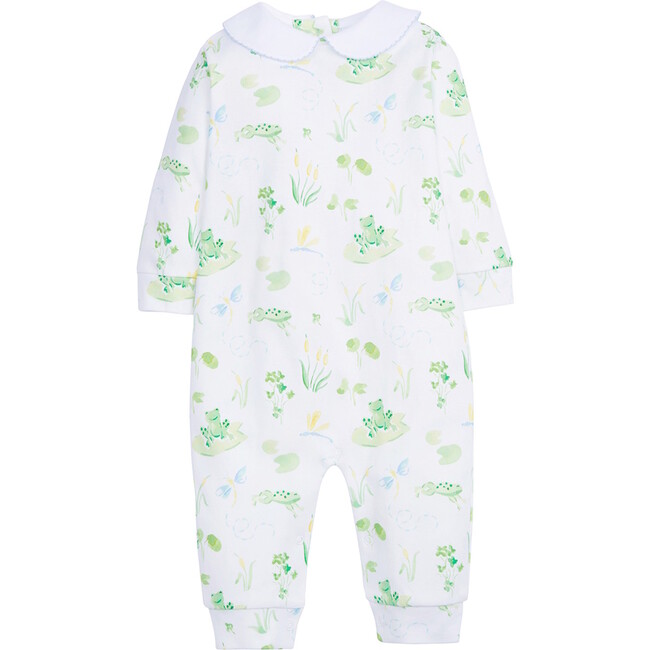 Boy Printed Playsuit, Frogs