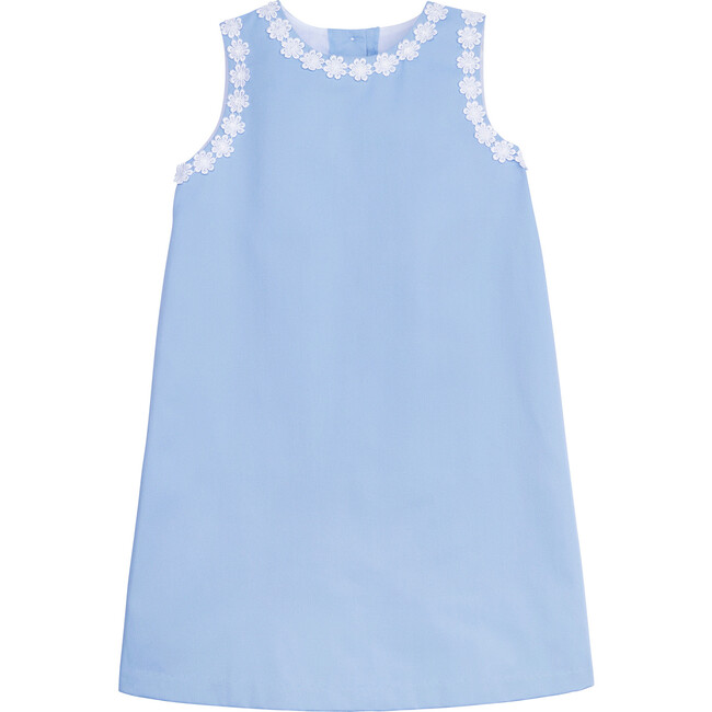 Daisy Dress, Light Blue Twill - Dresses - 1