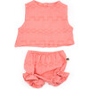 Sadie Baby 2-Piece Top And Bloomer Set, Hibiscus - Mixed Apparel Set - 1 - thumbnail