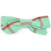 Plaid Right-Sided Alligator Clip Medium Bow, Paradise Sage - Bows - 1 - thumbnail