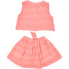 Sadie Semi-Cropped Top And Twirl Skirt Set, Hibiscus - Skirts - 3