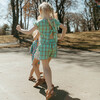 Saylor Plaid Sleeveless Back-Tie Top And Shorts Set, Paradise Sage - Mixed Apparel Set - 5