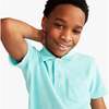 Towel Terry Short Sleeve Polo, Mist - Polo Shirts - 3