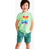 Rainbow Bloom Tee, Pistachio Rainbow Bold Bloom - T-Shirts - 3