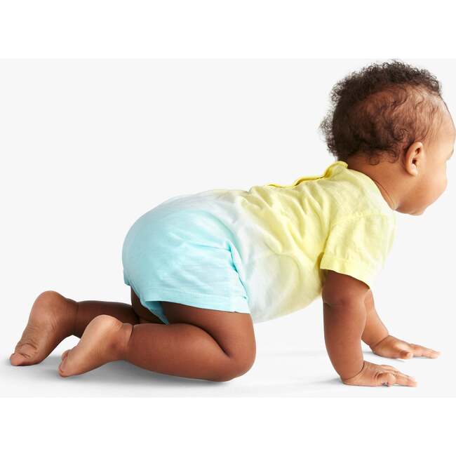 Baby Pocket Shortie In Dip-Dye, Splash Dip Dye - Rompers - 3