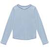 Merino Long Sleeve, Rachel Riley for Smalls, Dusty Blue - Shirts - 1 - thumbnail