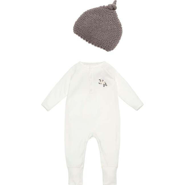 Onesie Vintage Lamb , Rachel Riley for Smalls, Ivory - Rompers - 2