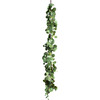 Real Touch Seeded Silver Dollar Eucalyptus Garland - Garlands - 1 - thumbnail