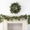 Real Touch Seeded Silver Dollar Eucalyptus Garland - Garlands - 2